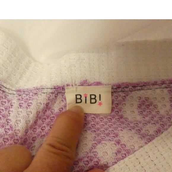 Bib! Women's Oversized XL Tunic Top Waffle Design V-Neck Made in USA - Picture 16 of 16